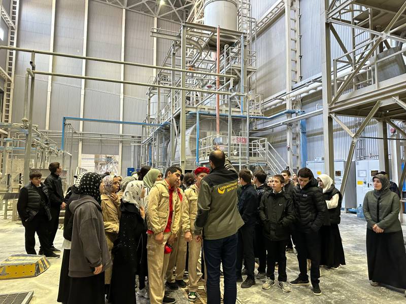 Посетили завод «Керамогранит Дагестан».